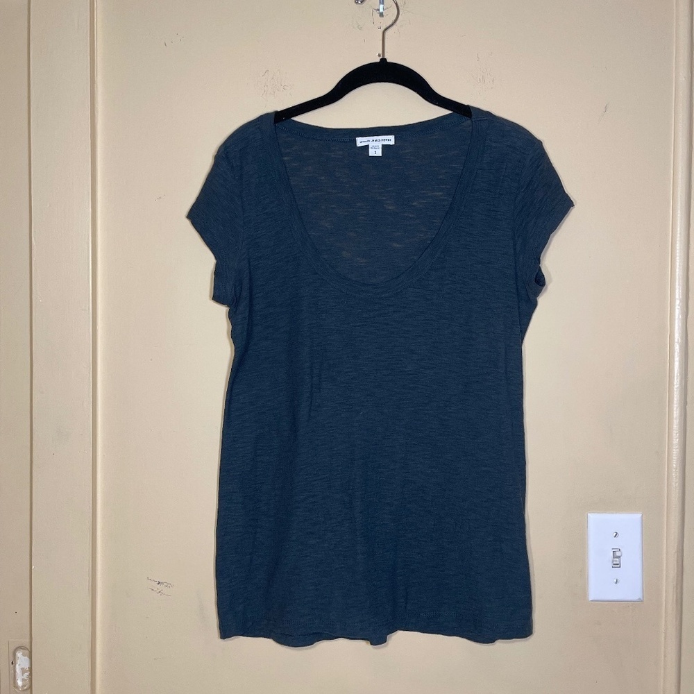 James Perse Dark Green Women's Top